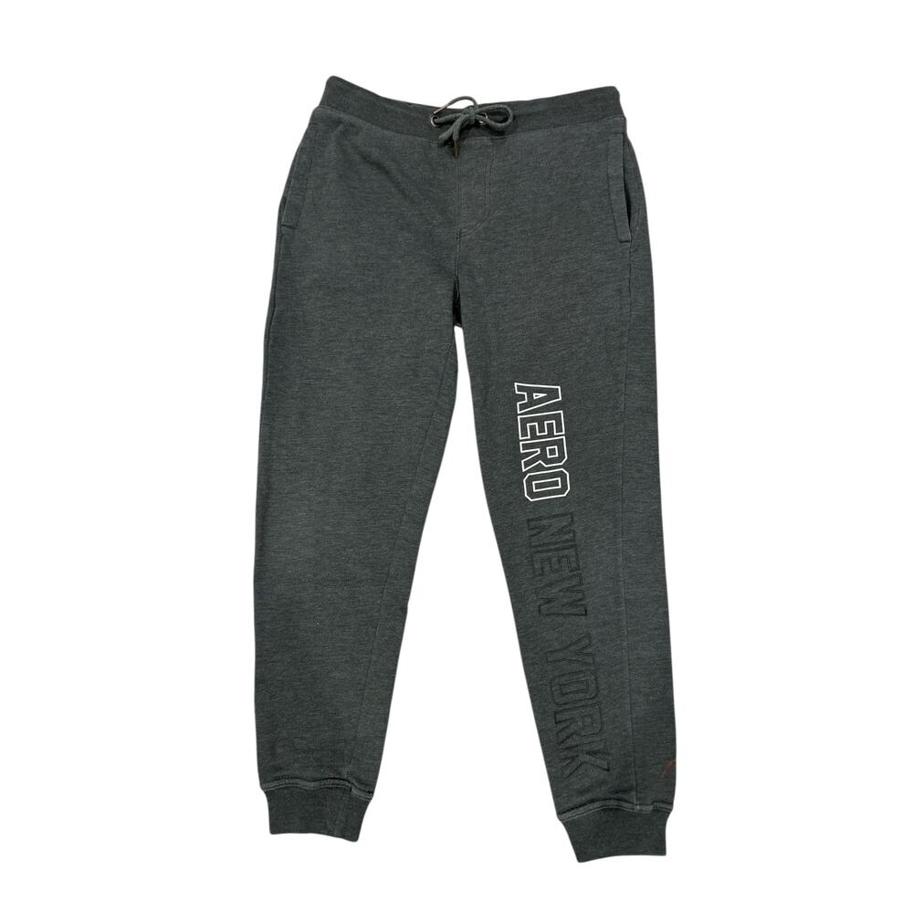 Aeropostale AERO New York Charcoal Gray Unisex Sweatpants Small